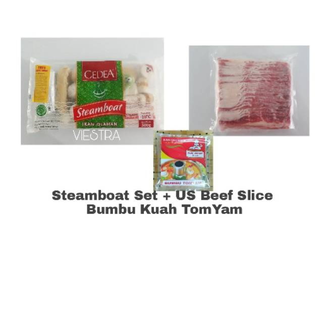 

Paket Cedea Steamboat Set+US Beef Slice+Bumbu Kuah Tom Yam