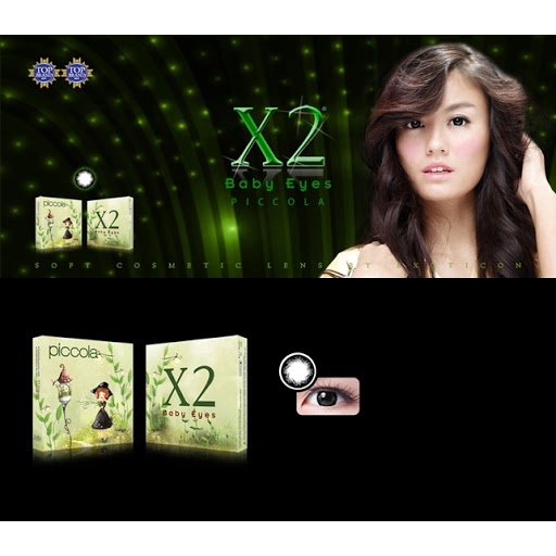 SOFTLENS X2 PICCOLA/PICOLLA BIG EYES BLACK 14.5MM