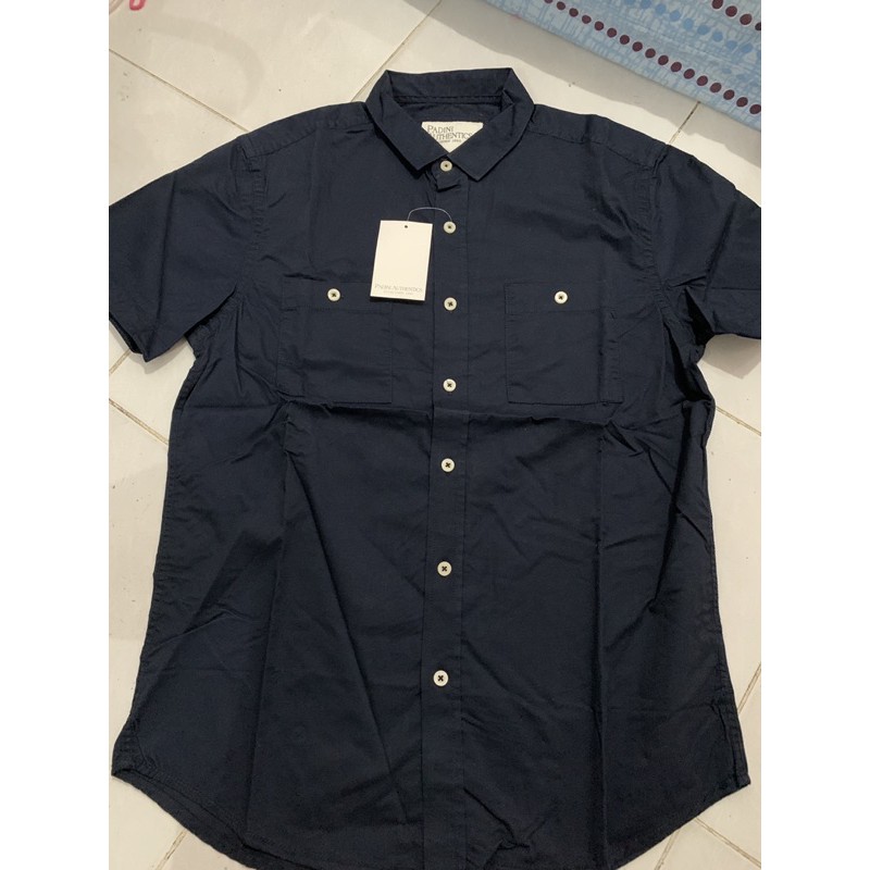 padini authentics hem kemeja shirt casual cowo atasan new size m malaysia import