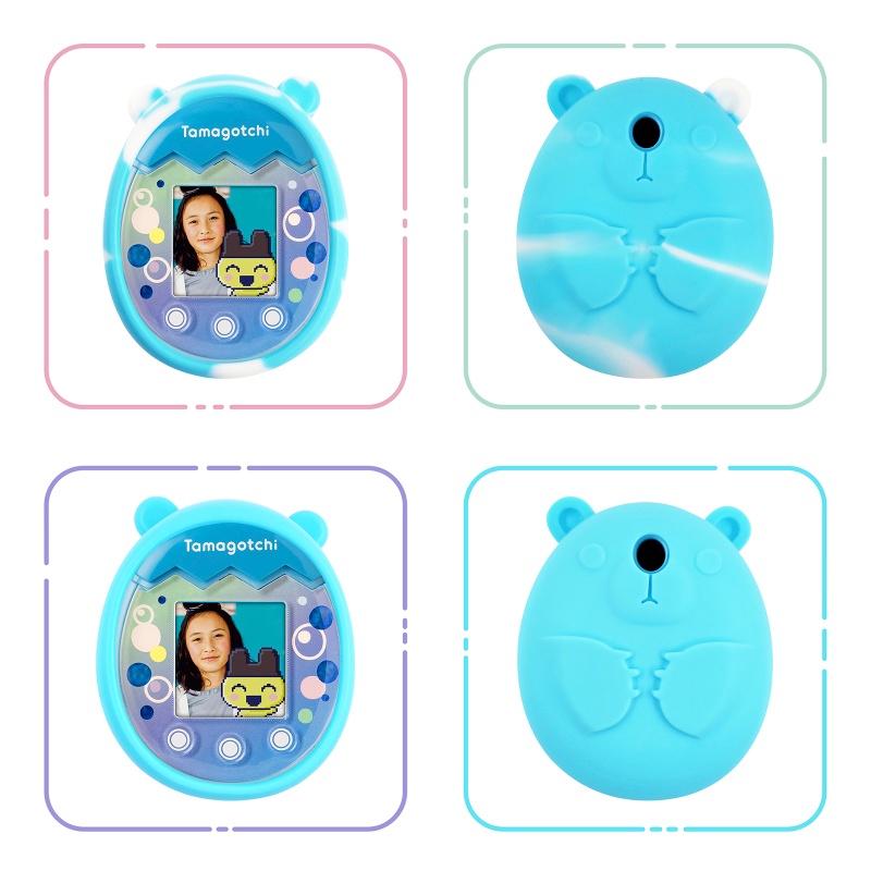 Mary Pelindung Lengan Kulit Untuk Shell Untuk Tamagotchi Pix Dengan Finger Lanyard Untuk Tomagatchie Giga Pet Mini Mainan Game Mach
