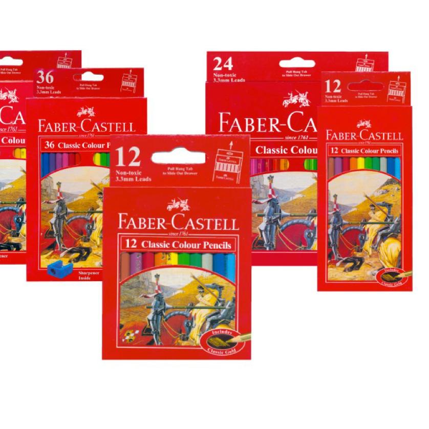 

BISA COD ✔️Pensil Warna / Colored Pencils - Classic Colour Pencil Faber Castell 12 / 24 / 36 / 48 Warna MURAH|SQ7