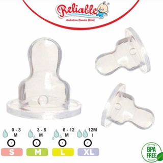 RELIABLE NIPPLE MURAH DOT NIPPLE SILICONE EKONOMIS DOT EMPENG KARET PIGEON-2