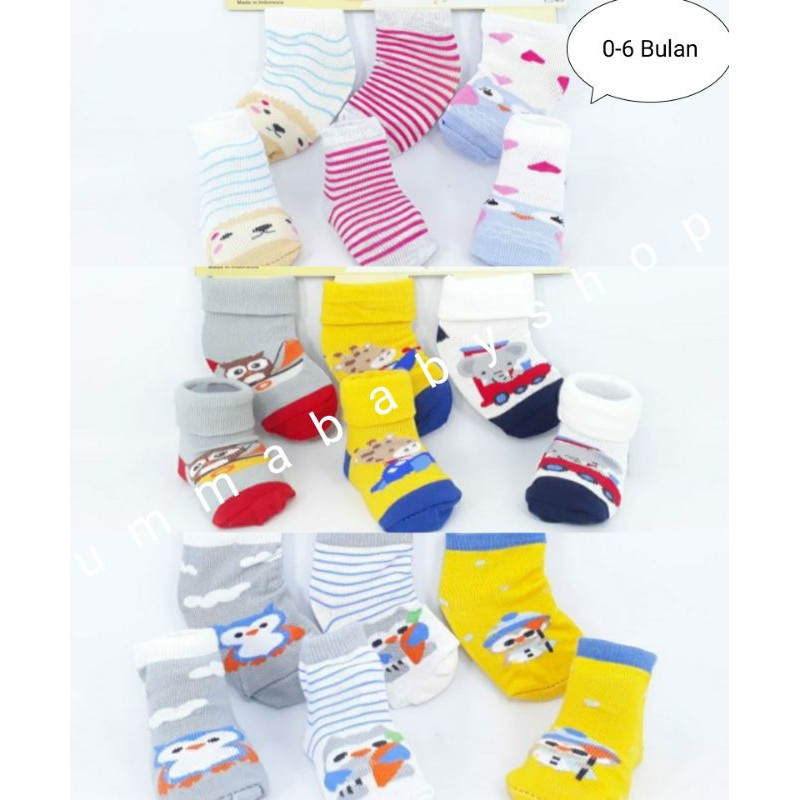 3 Pasang Kaos Kaki Bayi Murah Harga Grosir Kaos Kaki Lucu