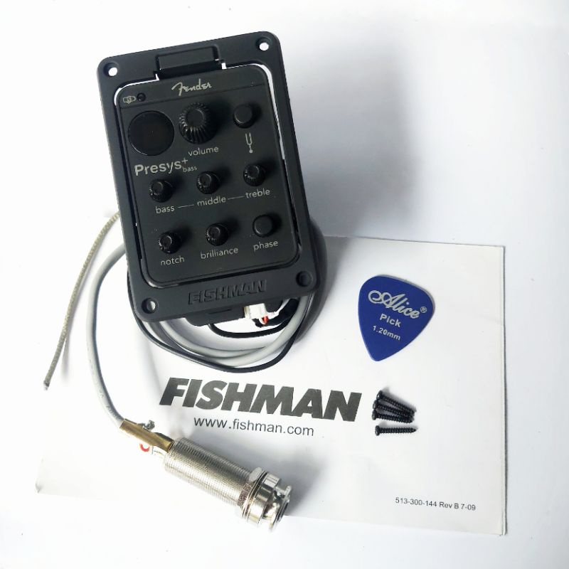preamp gitar & bass fender fishman presys original EQ gitar akustik splul gitar original not  sonito