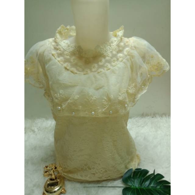 Ds Blouse brukat bunga sabrina