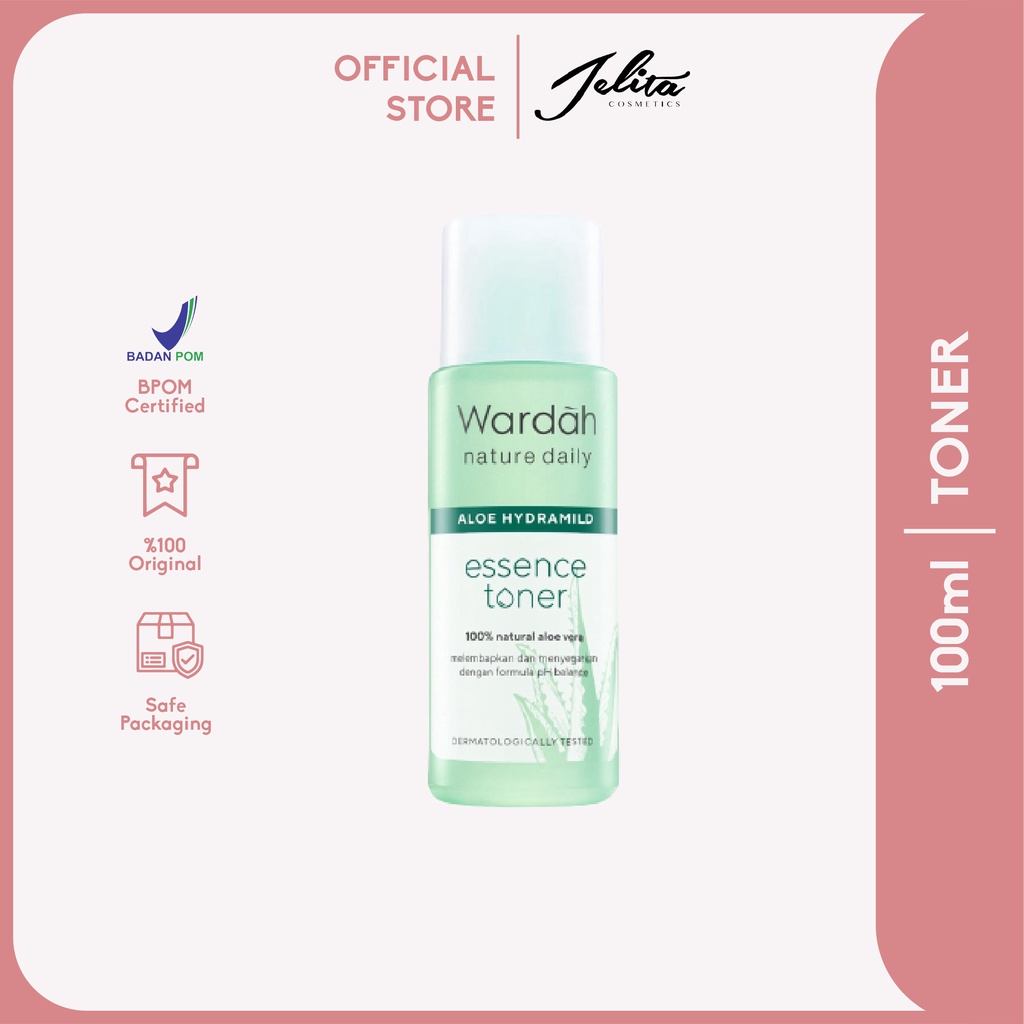 Wardah Aloe Hydramild Essence Toner 100 Ml