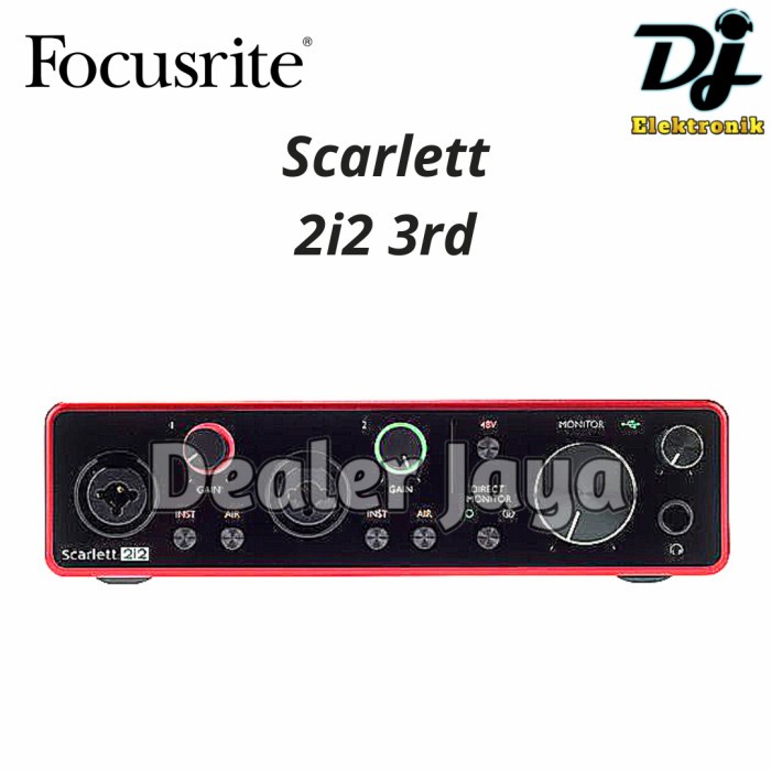 Soundcard Focusrite SCARLETT 2i2 - 3rd Gen