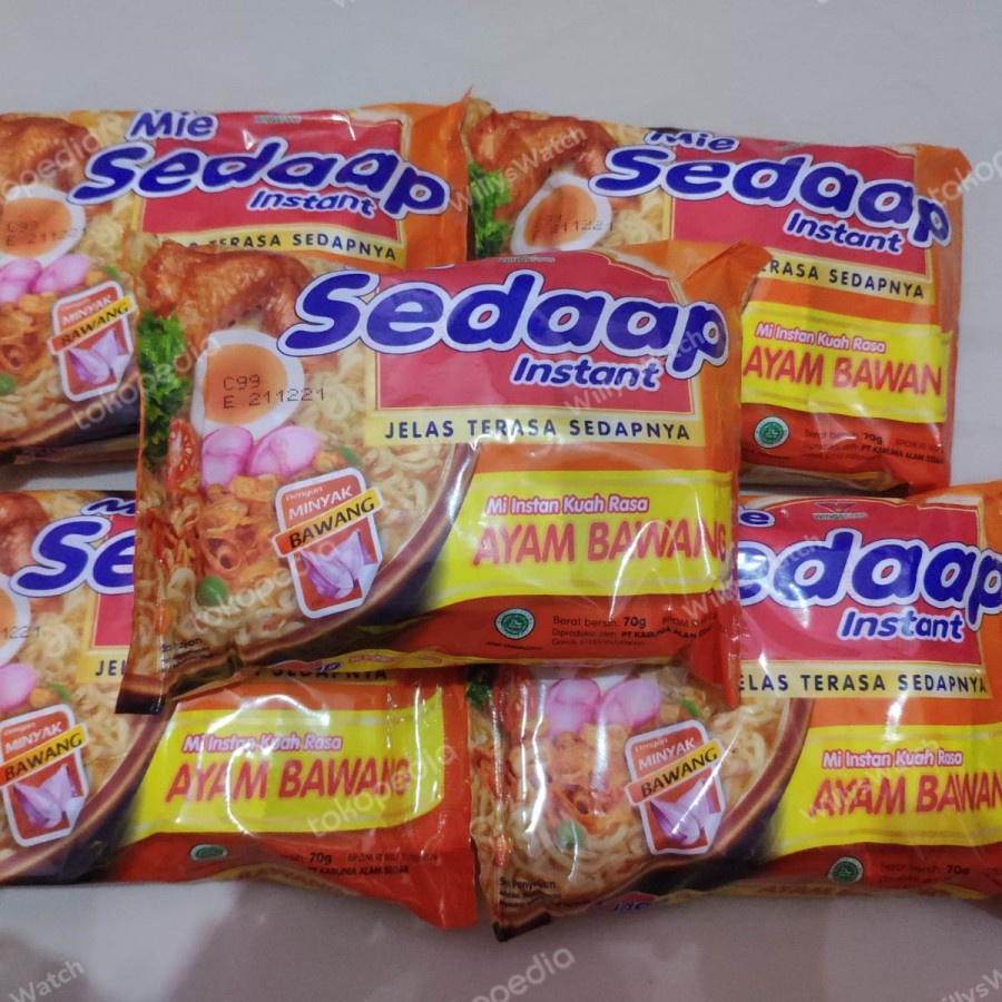 

Mie sedap Kuah Rasa Ayam Bawang
