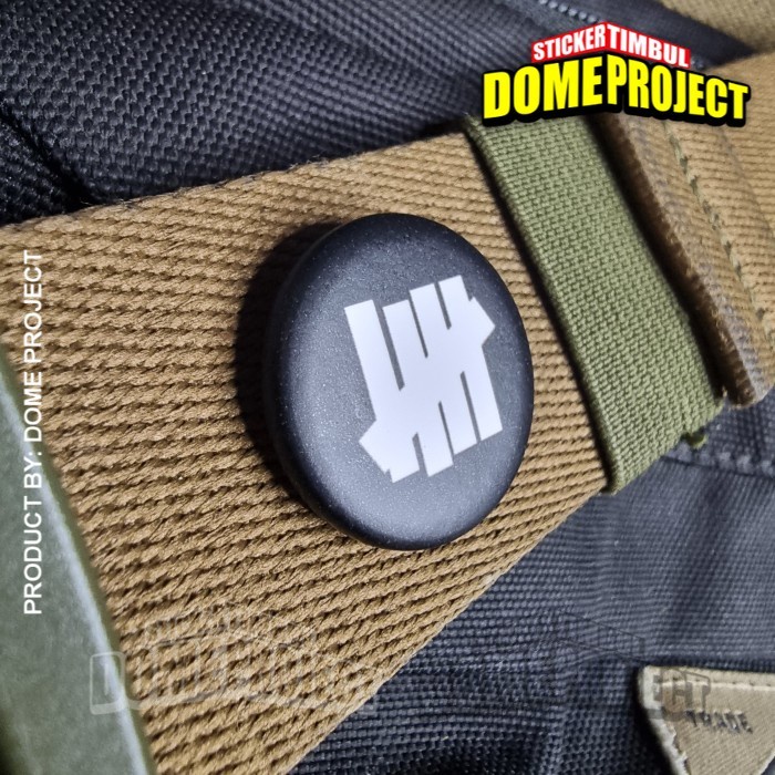 UNDEFEATED PIN PENITI 25MM BUTTON PIN AKSESORIS ROMPI TAS