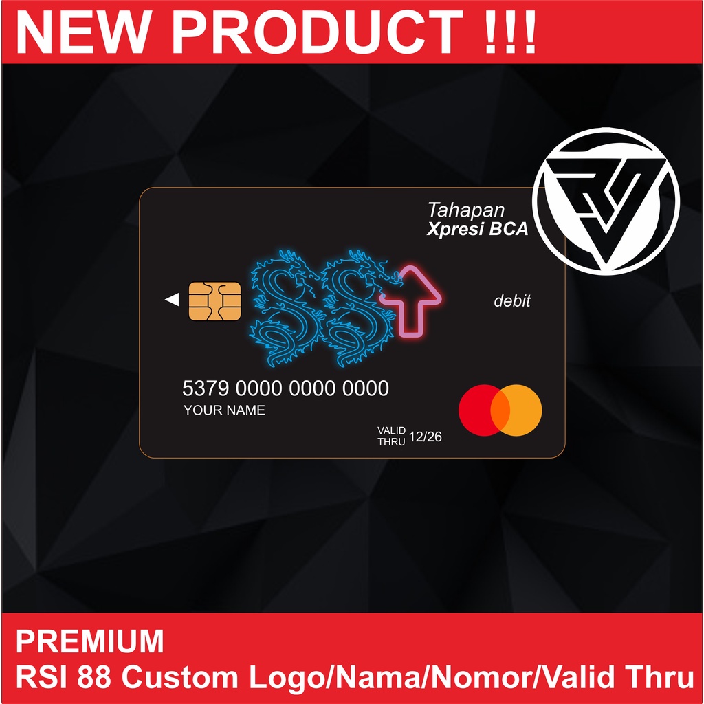 

(Premium) Stiker ATM RSI88 Custom Hologram