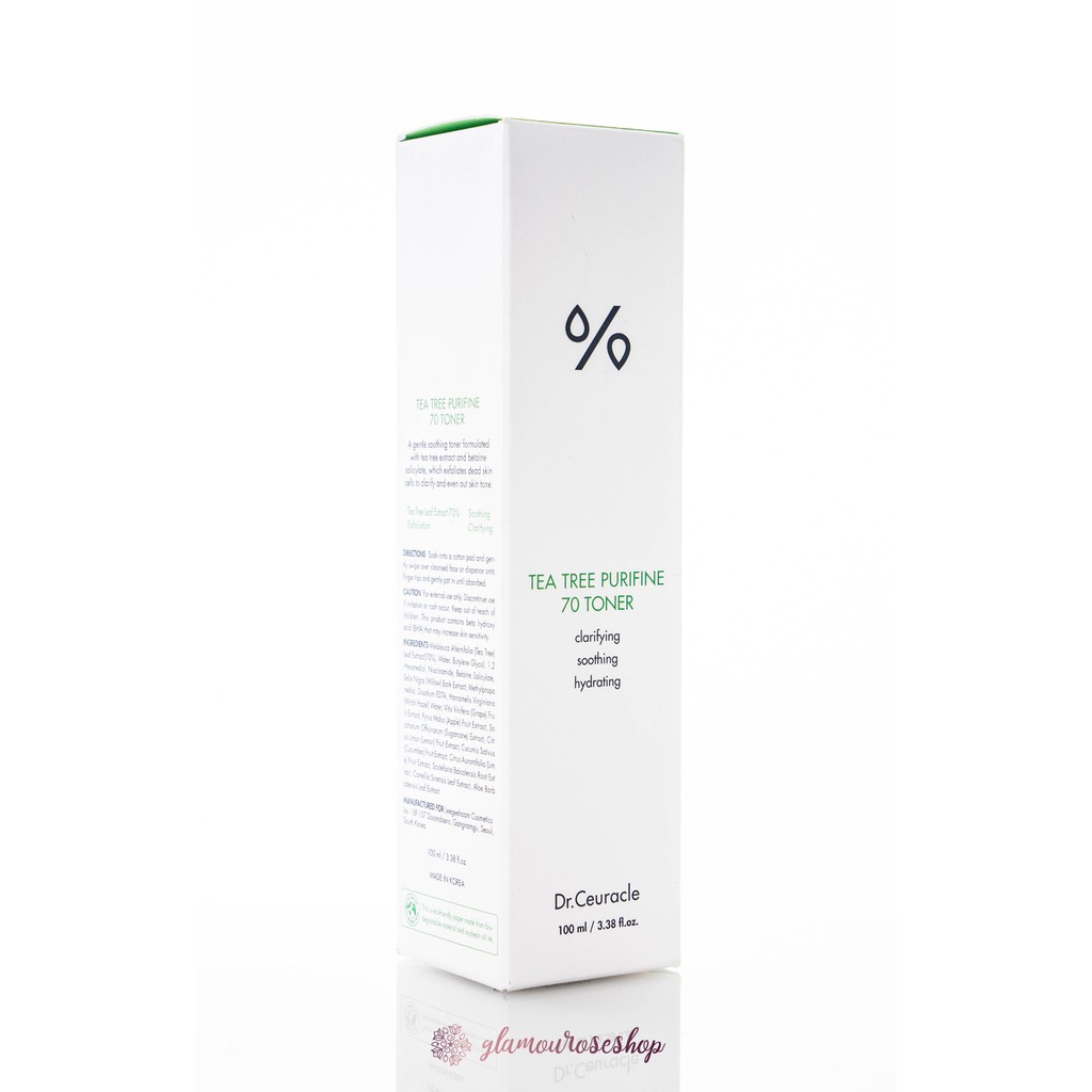 ❤️Glamouroseshop❤️ DR. CEURACLE  Tea Tree Purifine 70 Toner 100ml