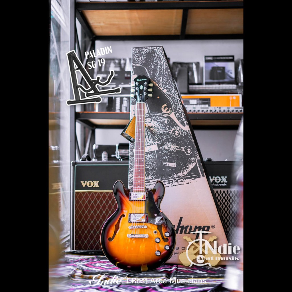 Epiphone ES339 ES 339 Pro Hollowbody Electric Guitar Vintage Sunburst