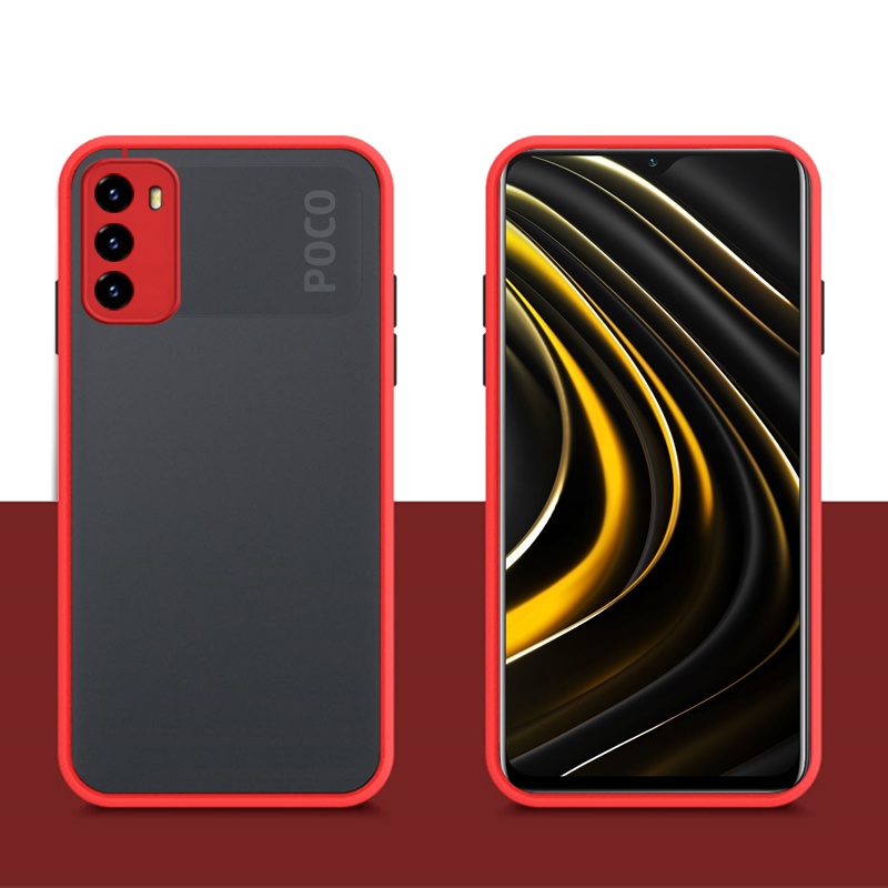 Case XIAOMI POCO M3 Hard Case AERO Protection Camera Premium Casing