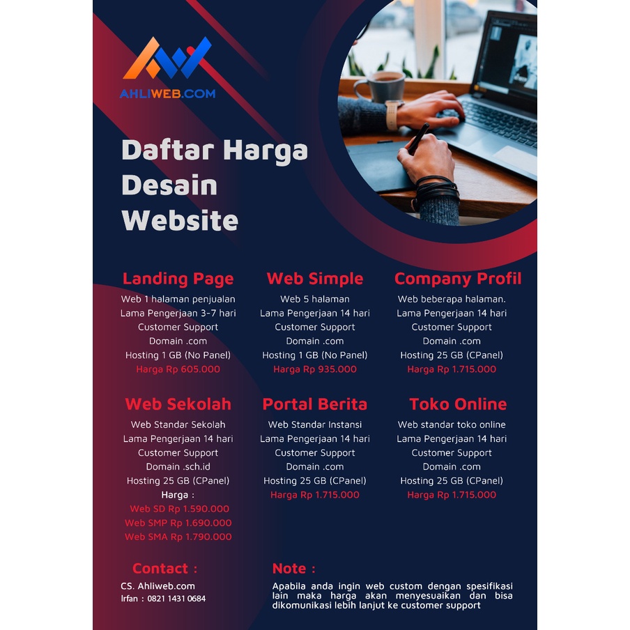 Jasa pembuatan desain website berbasis wordpress dengan framework Elementor Pro