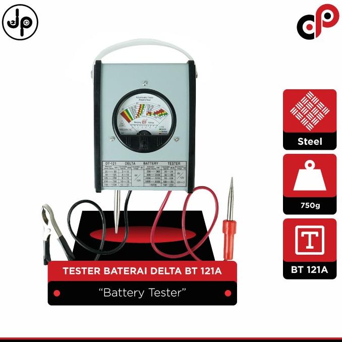 Battery Tester | Tester Baterai Delta BT 121A