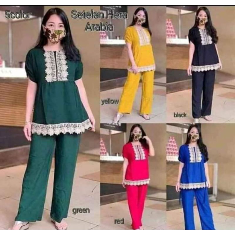 (COD) SETCEL HYGET RAYON MOTIF SULATAN / ONESET HYGET SULTAN