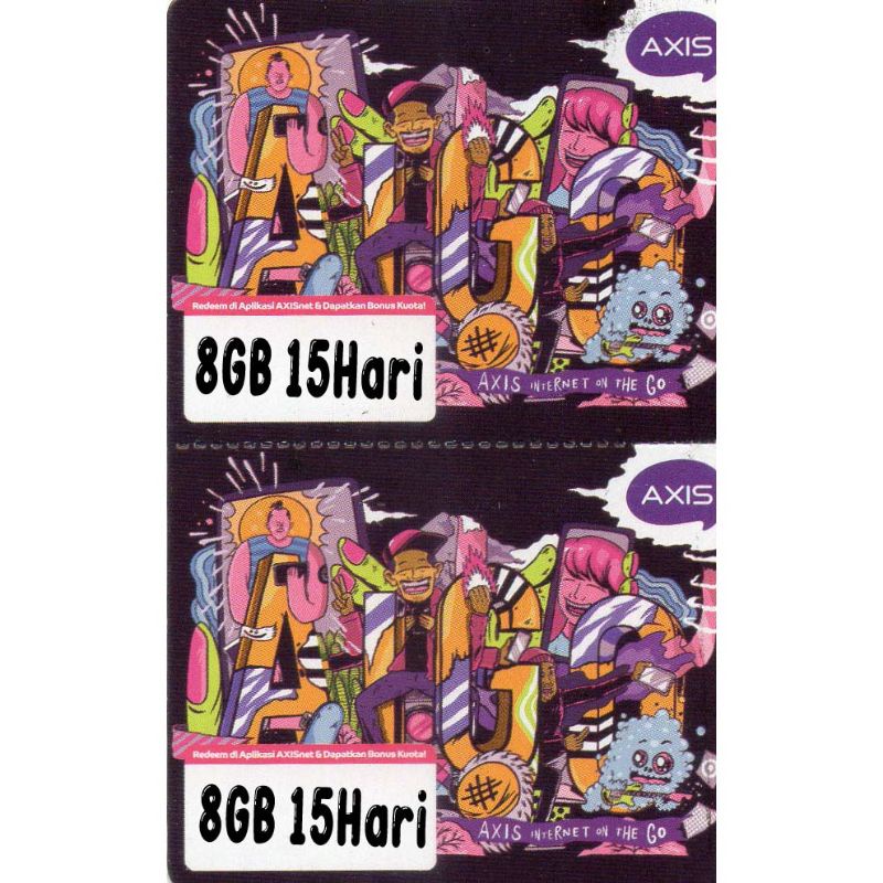 voucher Axis 8gb 15 hari