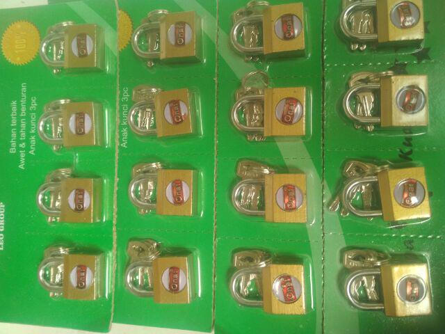 Gembok Kuningan 25mm