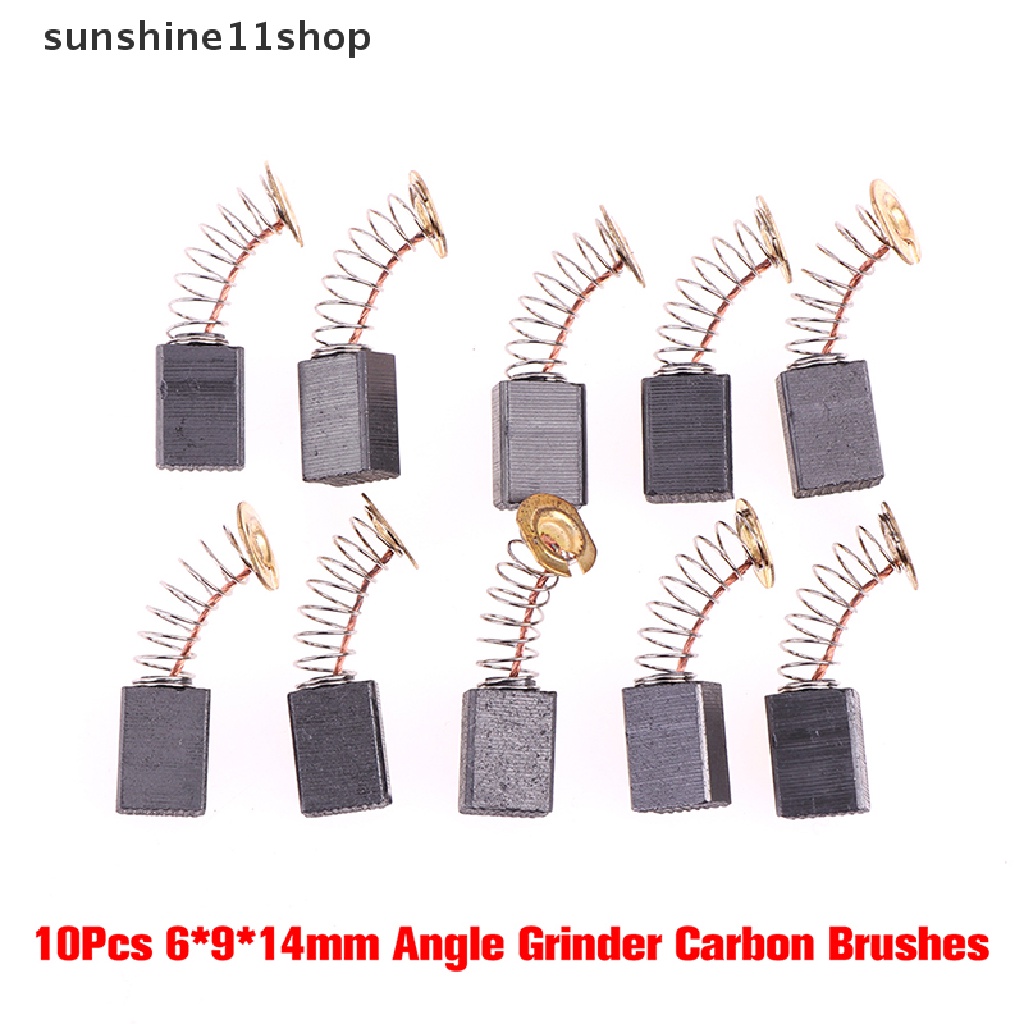 Sho 10Pcs Brush Karbon 6x9 X 14mm Untuk Power Tool Elektrik