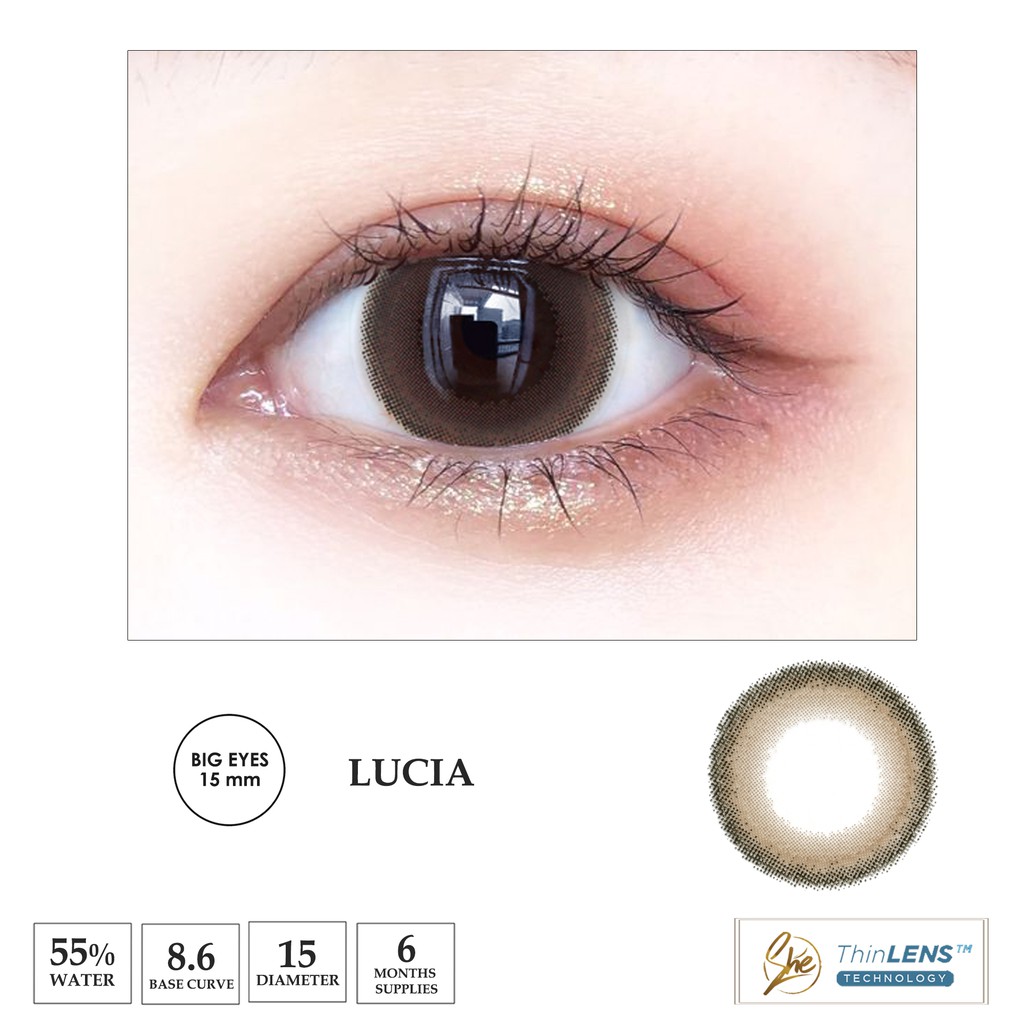 Superstar Lucia softlens warna bulanan