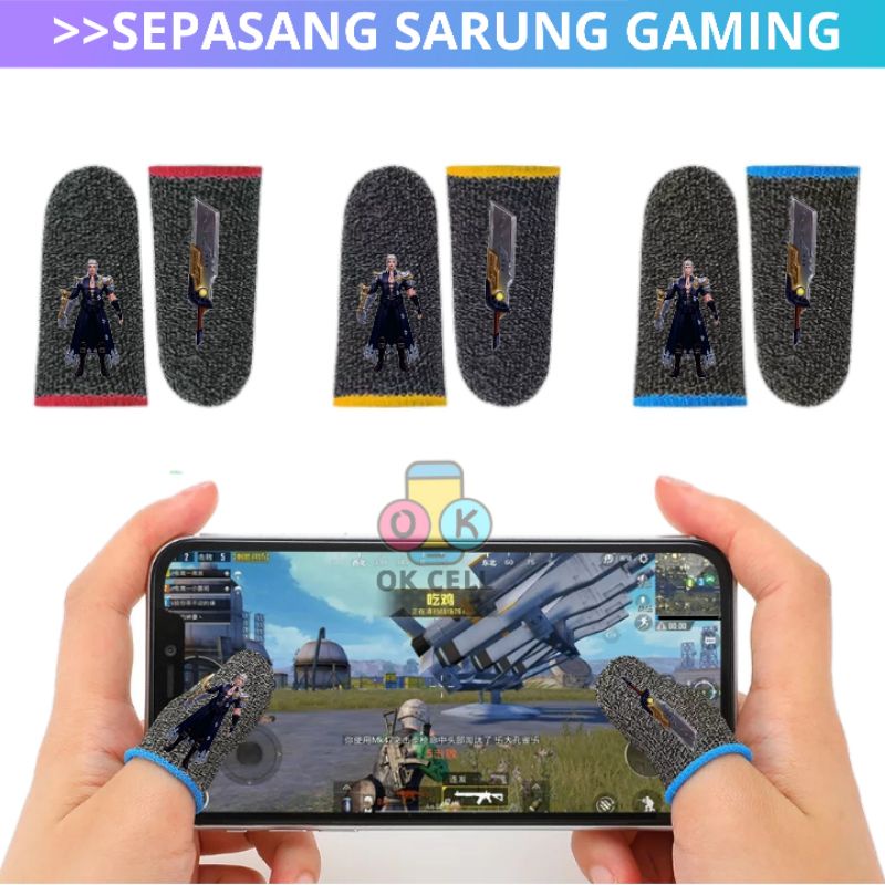 1 SET - SARUNG JEMPOL GAME ANTI KERINGAT SUPER SENSITIF PREMIUM