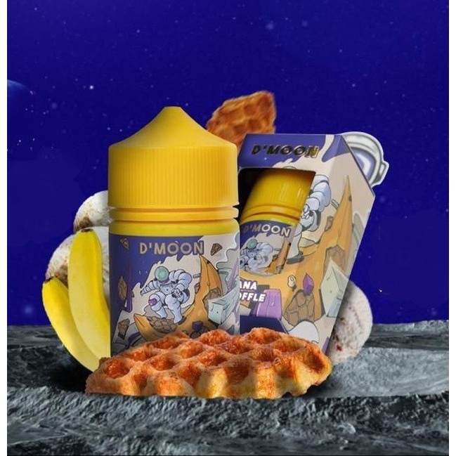 LIQUID D'MOON 60ML BANANA ICE CROFFLE / DMOON  60ML / D MOON 60ML