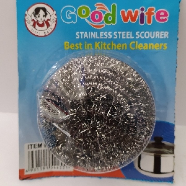 Gosokan gosok Kawat Cuci Piring Stainless GOOD WIFE aluminium