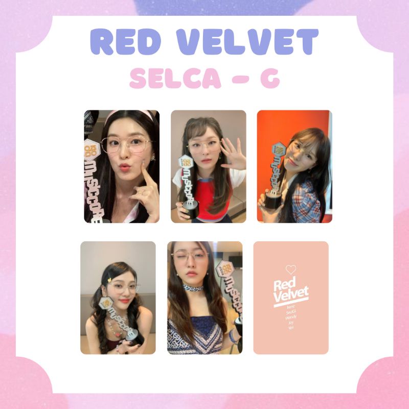 [RED VELVET] PHOTOCARD SELCA RED VELVET #2 ‼️ BACA DESKRIPSI ‼️