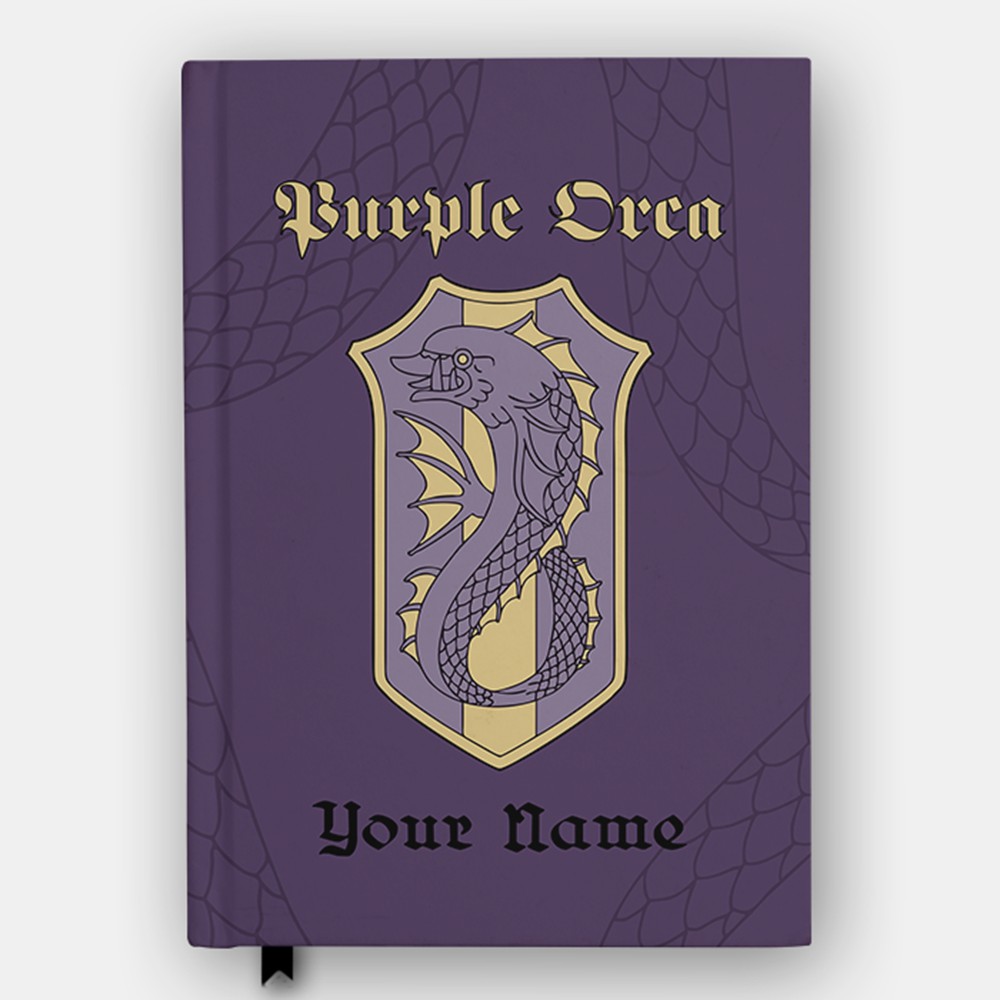 

Buku Notebook Purple Orca Magic Knight Black Clover Anime Custom Diary Jurnal Cosplay Hardcover