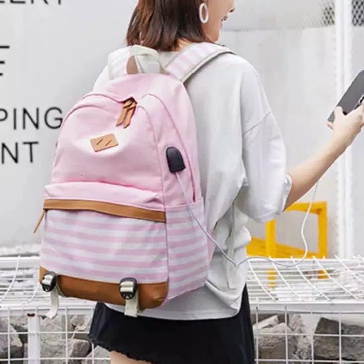 Terbaik.. FAGETO ZEBRA - Tas Ransel Backpack Fashion Wanita