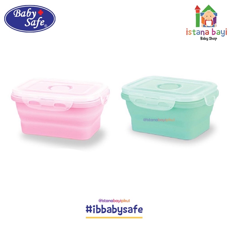 Baby Safe SC04 Collapsible Food Container 600ml/Peralatan makan bayi/peralatan makan anak