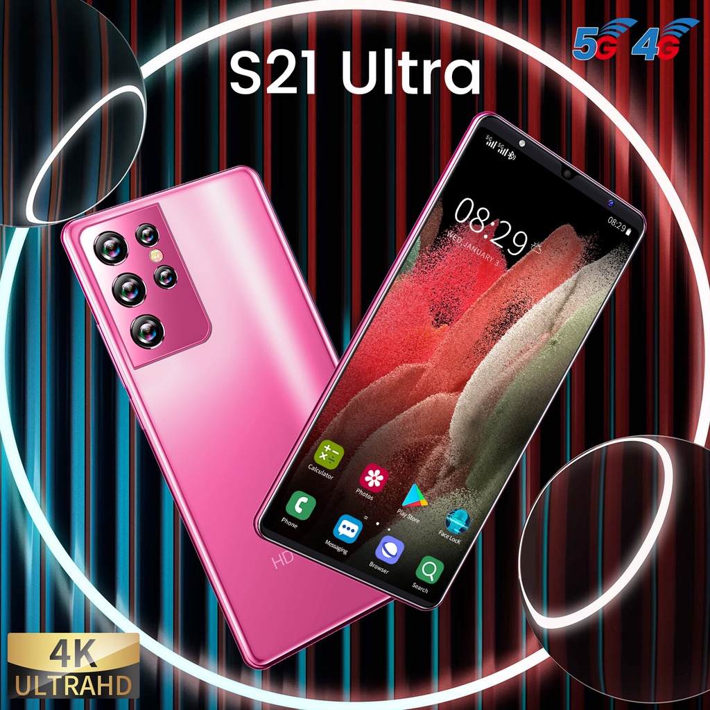 【Terbaru 2021 hp promo】 Galaxy S21 Ultra ram6+128GB hp Fingerprint Garansi Resmi Gratis hp murah Ongkir hp android 5g murah joystick  hp androit PROMO CUCI GUDANG 2021 !!!! hadiah Natal COD-4