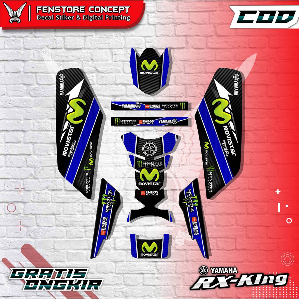 Striping Rx King Variasi 2004 2008 Setriping RX King Strip Moviestar Variasi Motor RX KING