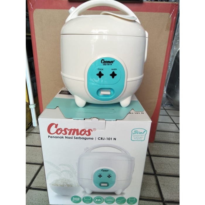 Magic Com Cosmos CRJ 101 N Mini Rice Cooker Cosmos CRJ101N  0.6L - Biru