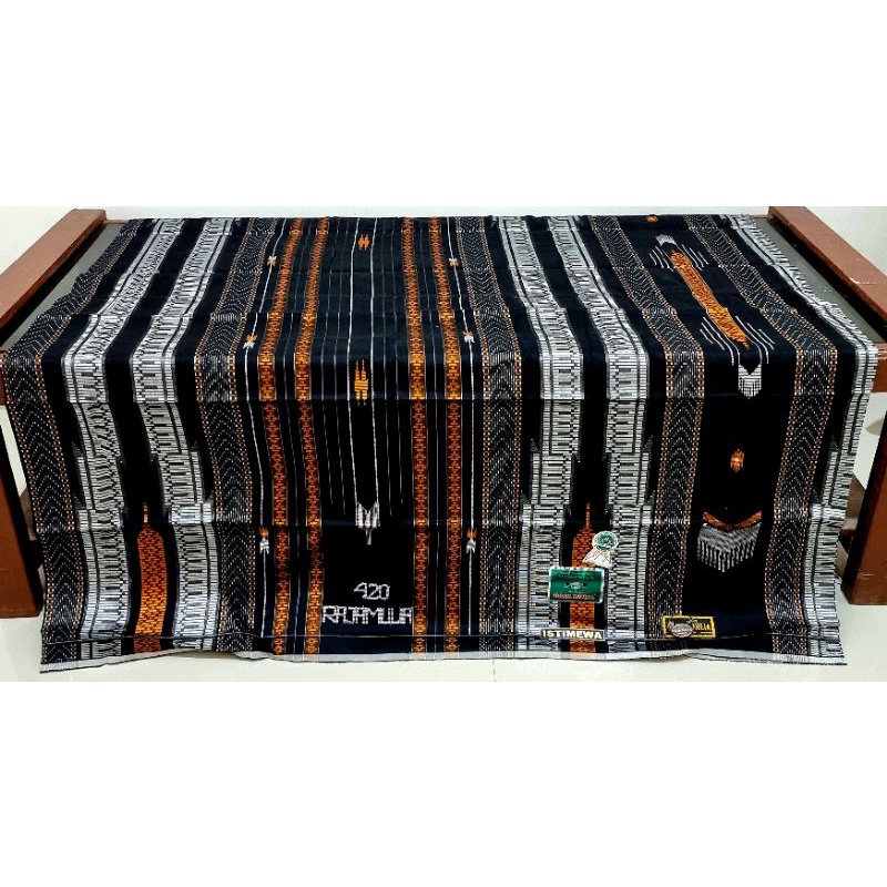 Sarung tenun raja mulia 420 setara dengan bhs,lamiya, rashmar, hidayat dll