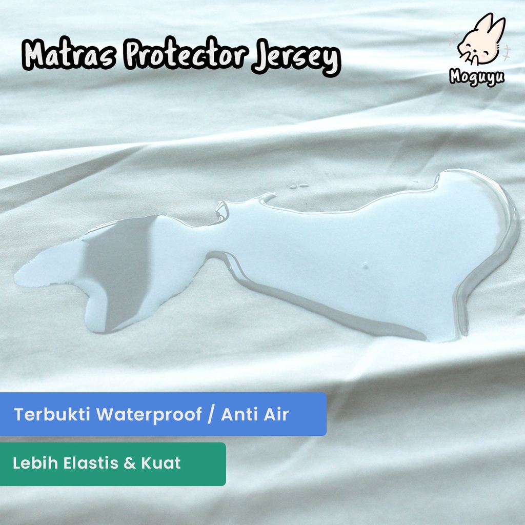 Matras Protector / Pelindung Kasur - Waterproof - Jersey - 90 x 200