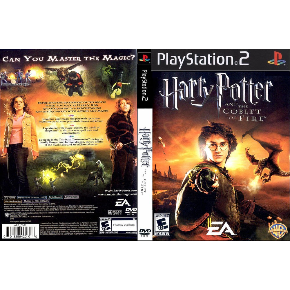 DVD Kaset Game PS2 Harry Potter and the Goblet of Fire