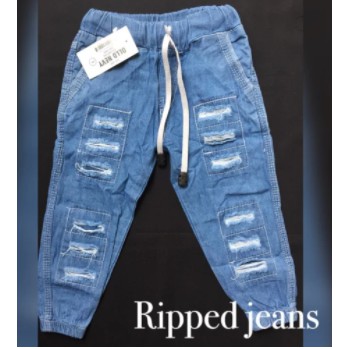 Celana Panjang Ripped Jeans/Washed Jeans Kekinian 0-2 Tahun LC