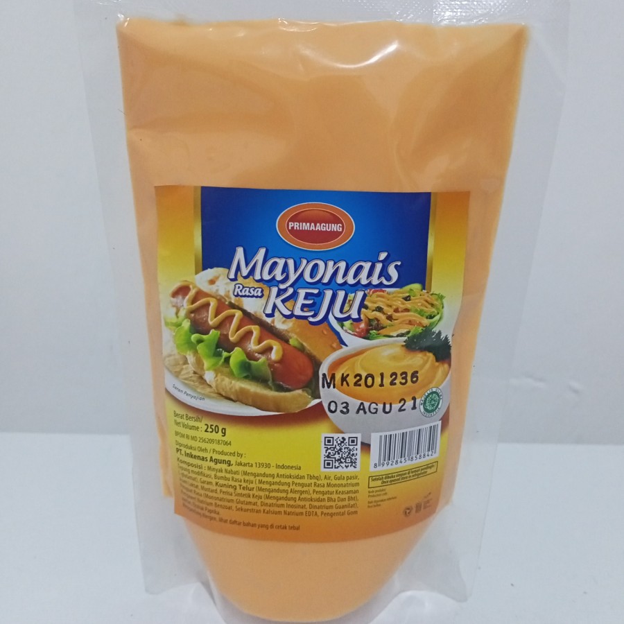 

Prima Agung Mayonaise Rasa Keju 250gr