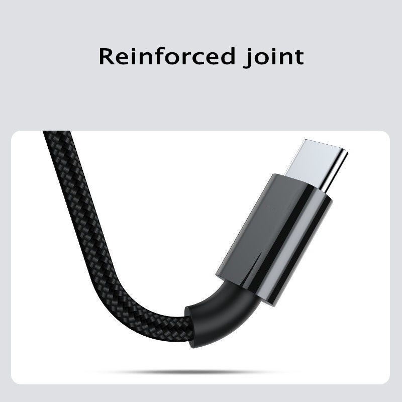 Kabel Data / Charger USB Tipe C / 6A 66W Panjang 1 / 2m Untuk Smartphone Android