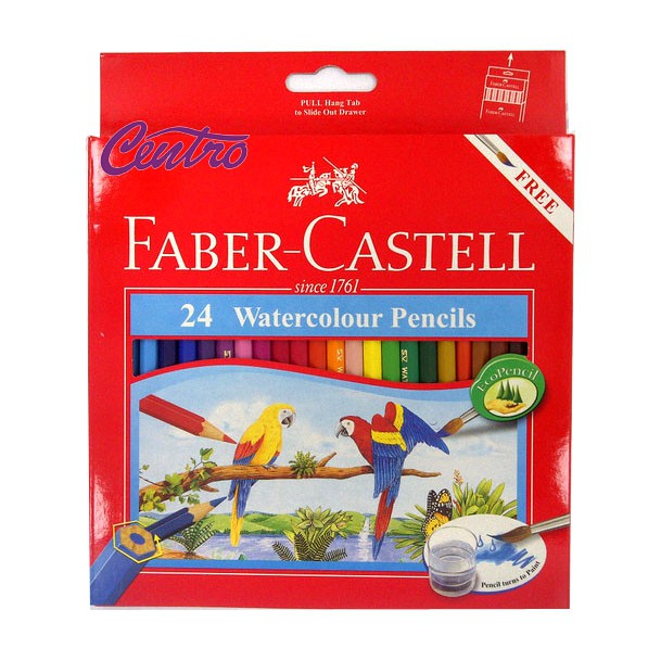 

FABER CASTELL 24 WATERCOLOURS PENCILS