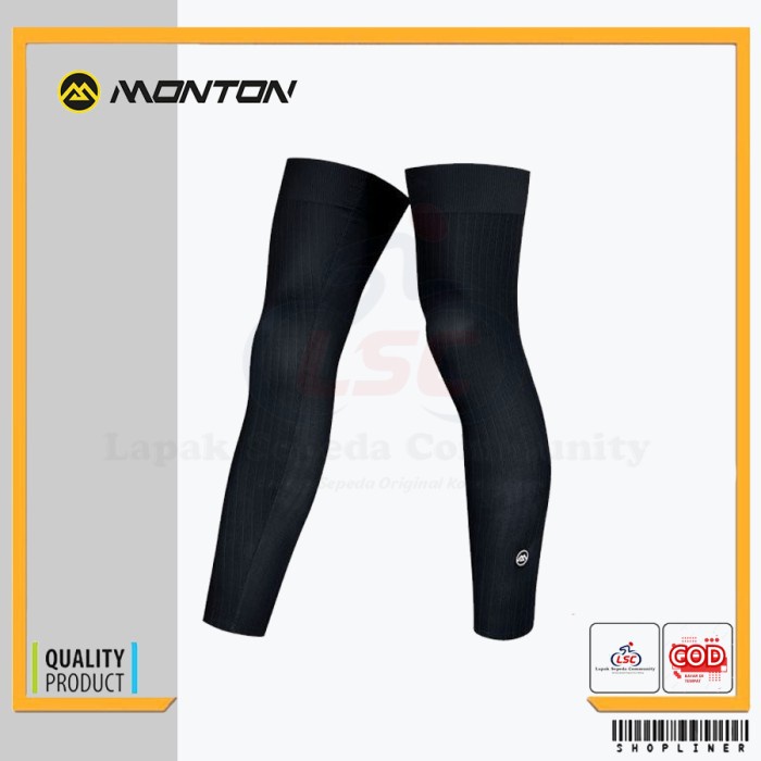 LEG SLEEVES URBAN SANKKAWA BLACK AKSESORIS SEPEDA GOWES SEPEDA - S
