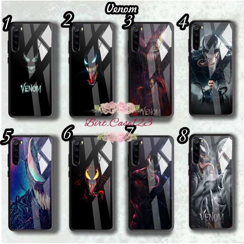 back case glass VENOM Samsung J2 G530 prime A01 CORE A20 A30 A20s A50 A50s A21s A01 A11 M11 BC5217