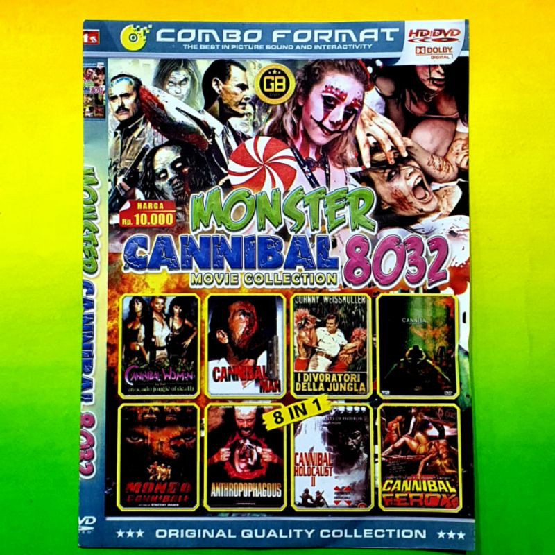 KASET TERBARU FILM HOROR MONSTER CANNIBAL 8032 MOVIE COLLECTION