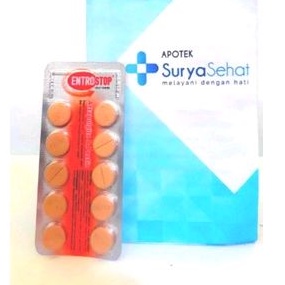 Entrostop Tablet 1 blister isi 10 tablet - Entrostop Herbal Anak 1 sachet isi 10ml