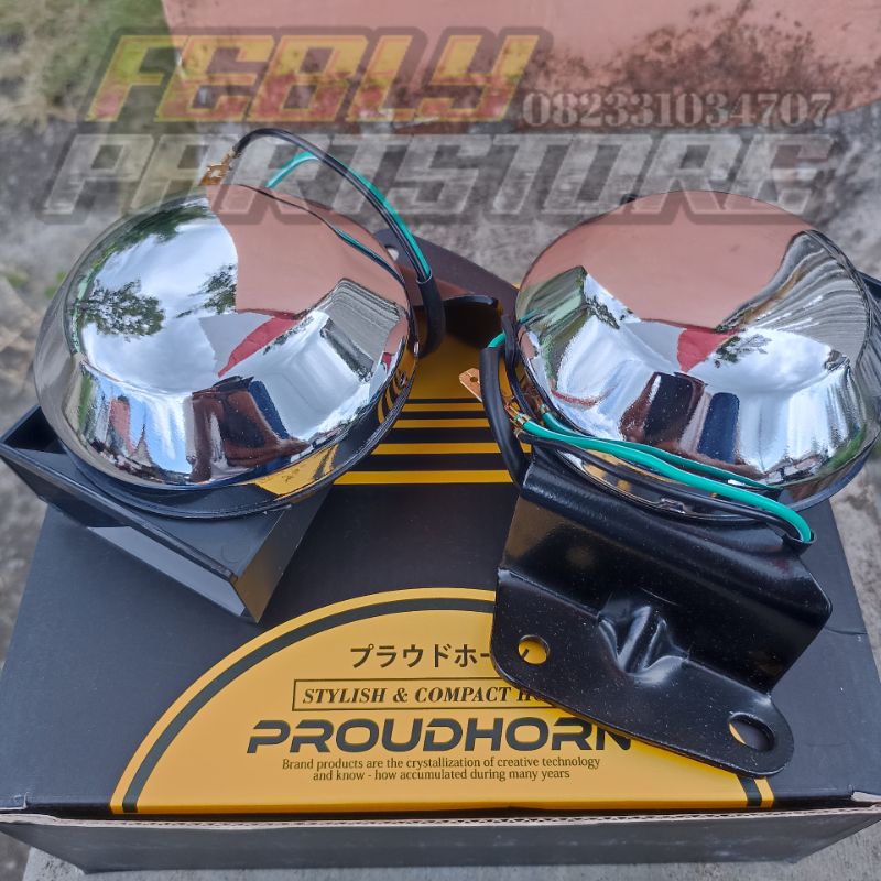KLAKSON BEL BELL GL100 GL 100 UH UL BAKPO BAKPAU IMPORT SUARA TOT MIRIP ORIGINAL PROUDHORN HELIBARS 