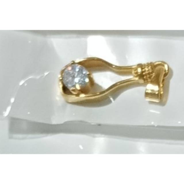 Liontin Titanium Emas Anti Karat Anti Luntur 100% Titanium Asli Titanium Stainlis Titanium Emas