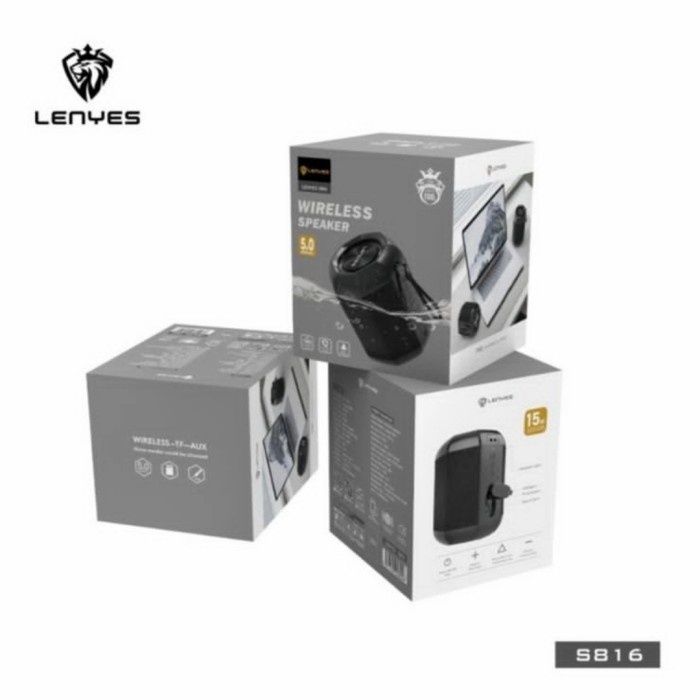 Speaker Bluetooth Lenyes S816 Original S-816 Speaker Kualitas Bagus Grosir