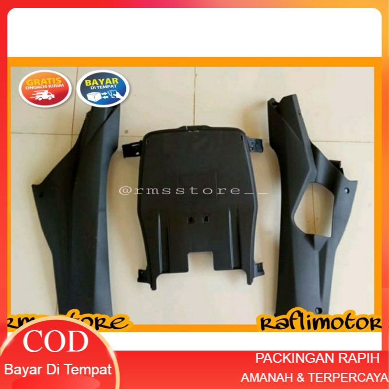 Cover Body kasar dek kolong & dek samping bagian bawah motor Beat fi 2013 - 2015TERLARIS MURAH