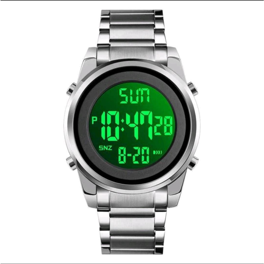 SKMEI 1611 / Jam Tangan Digital Pria SKMEI 1611 Rantai Stainless Original FREE BOX &amp; BATERAI